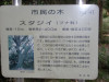 河童の碑横に市民の木なるものの説明看板が。